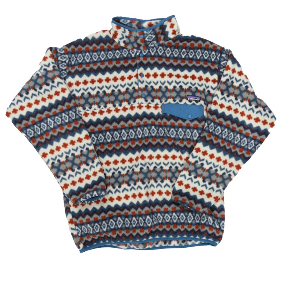 Patagonia Synchilla Mens Fair Isle Fleece Snap T